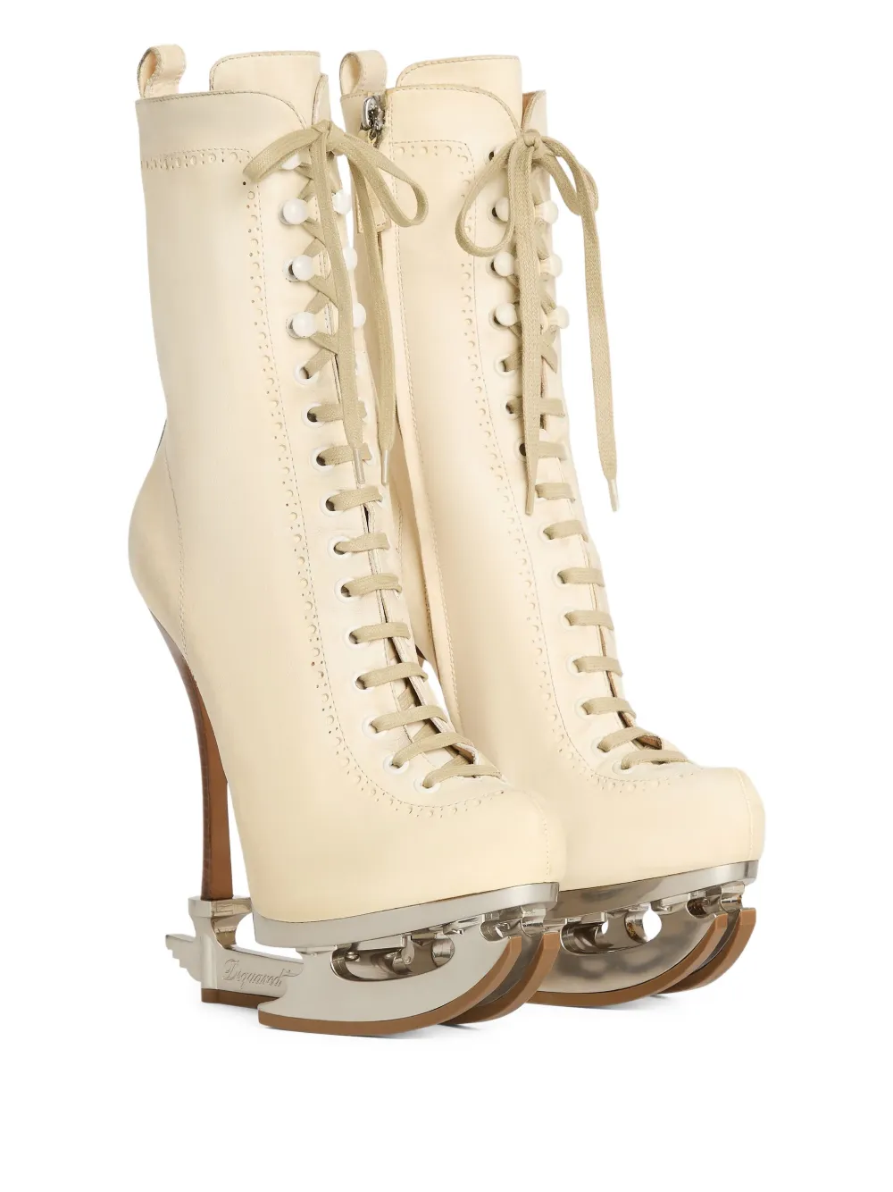 DSQUARED2 Iconic Skate laarzen Beige