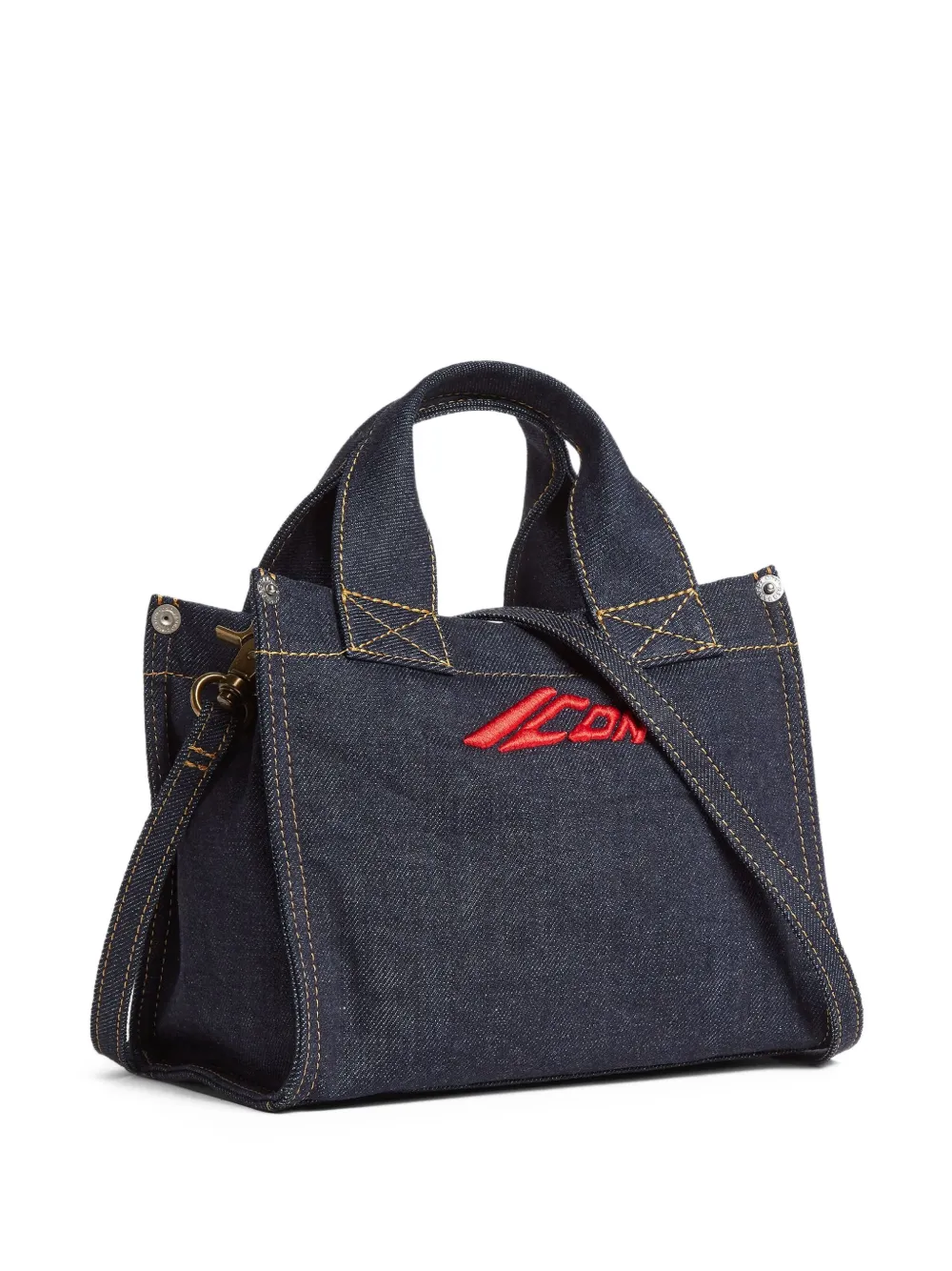 DSQUARED2 Denim shopper Blauw
