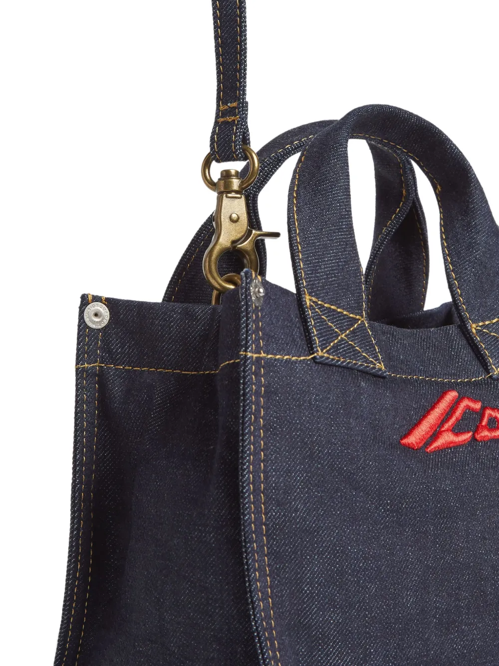 DSQUARED2 Denim shopper Blauw