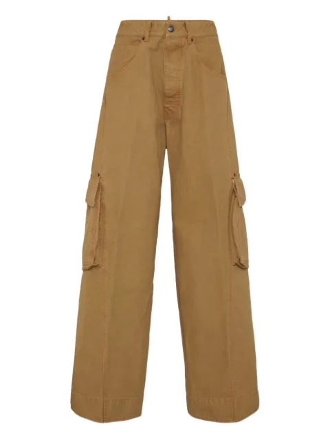 DSQUARED2 pantalones cargo con diseño ancho