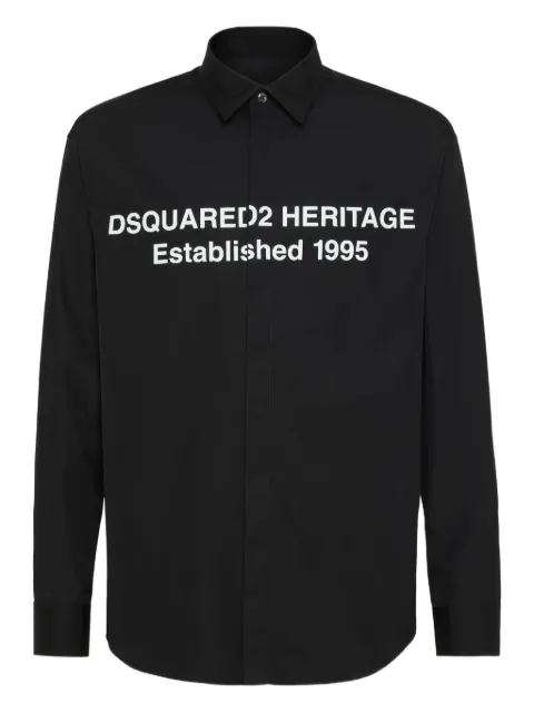 DSQUARED2 logo-print shirt