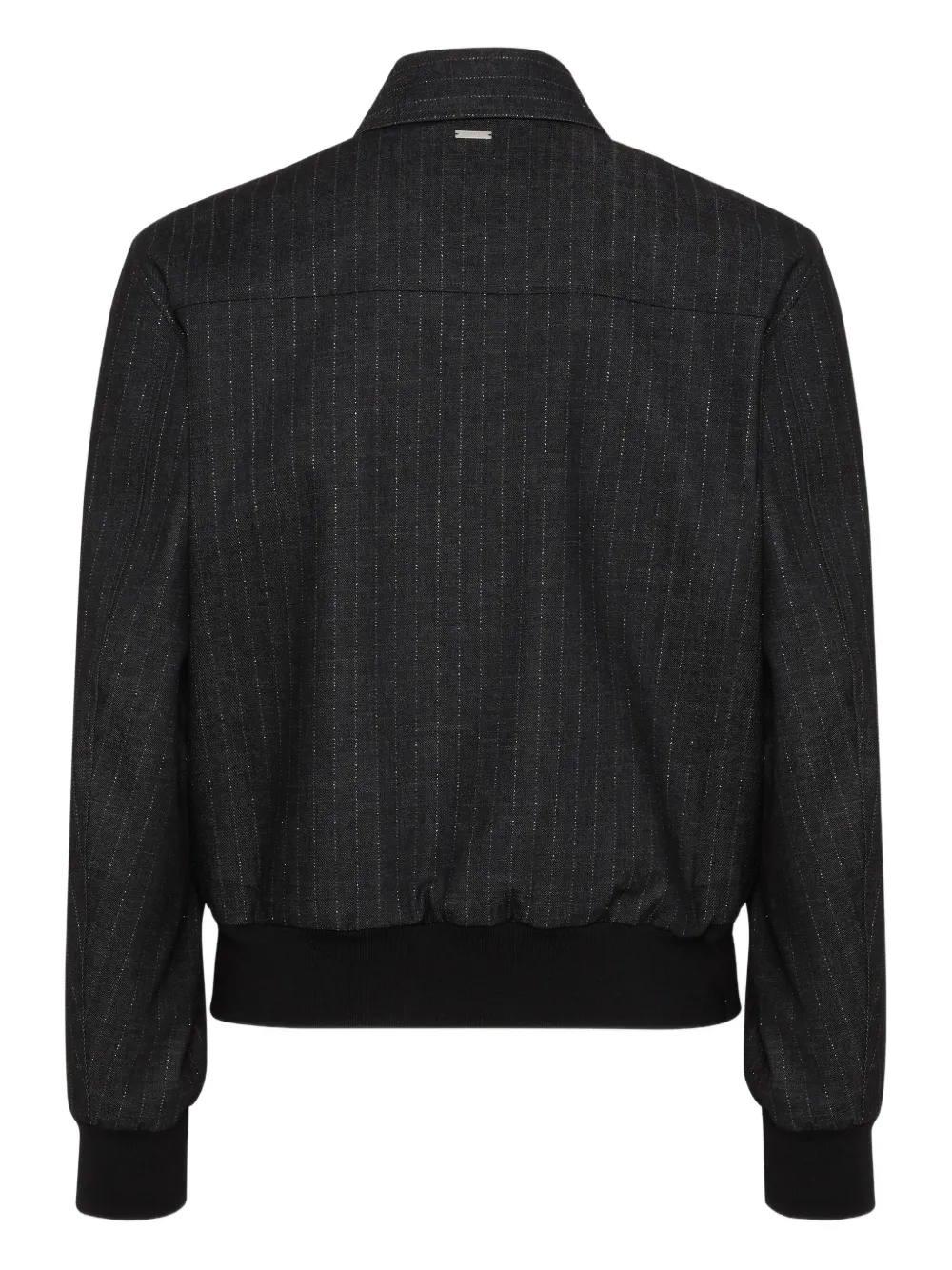 DSQUARED2 striped bomber jacket Zwart