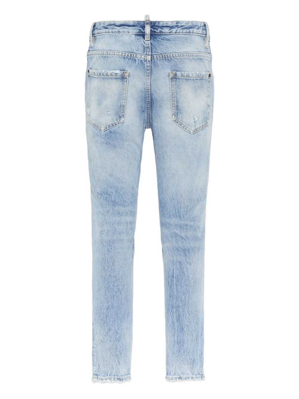 DSQUARED2 Jeans met logo-label - Blauw
