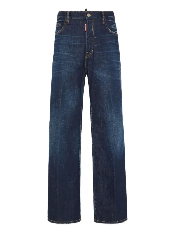 DSQUARED2 ワイドジーンズ | ブルー | FARFETCH JP