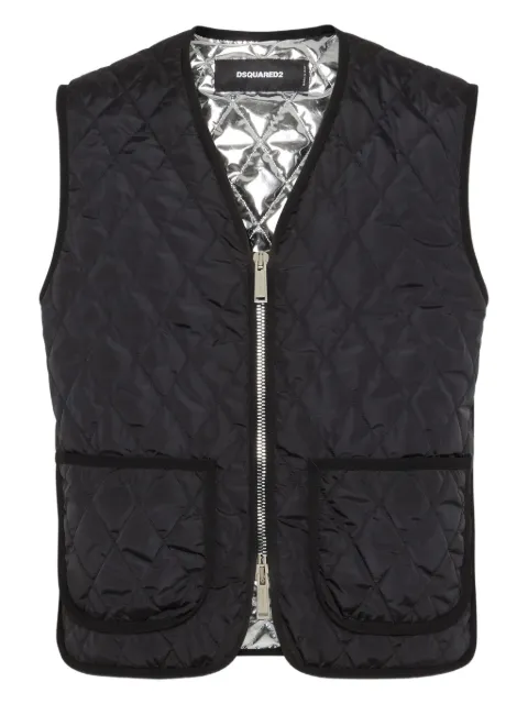 DSQUARED2 Urban quilted gilet
