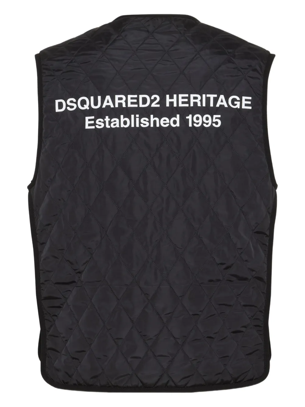 DSQUARED2 Gewatteerde bodywarmer Zwart