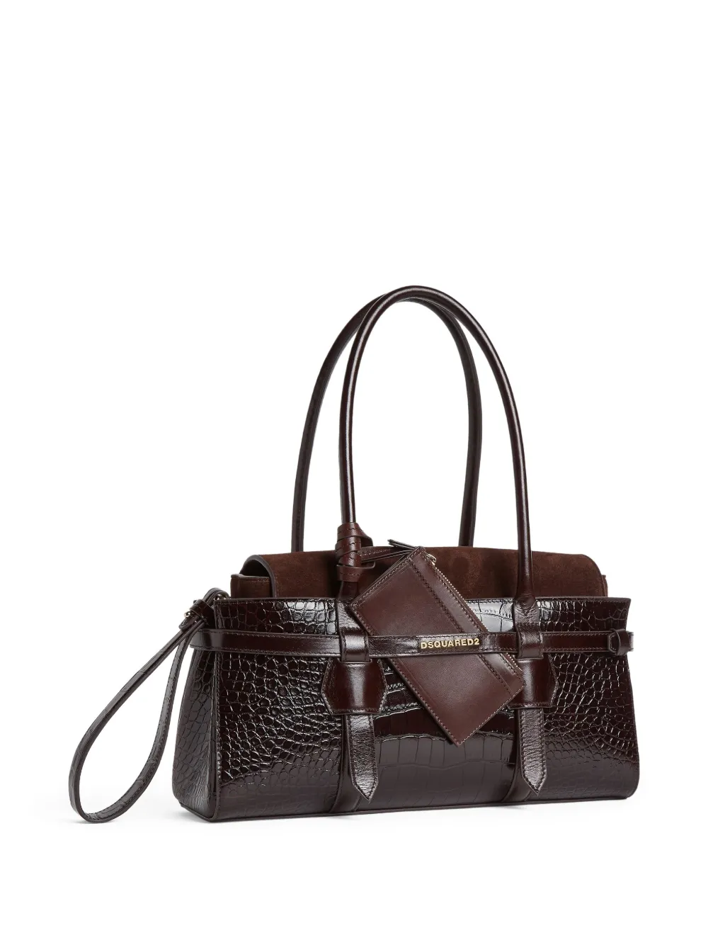 DSQUARED2 Leren shopper Bruin