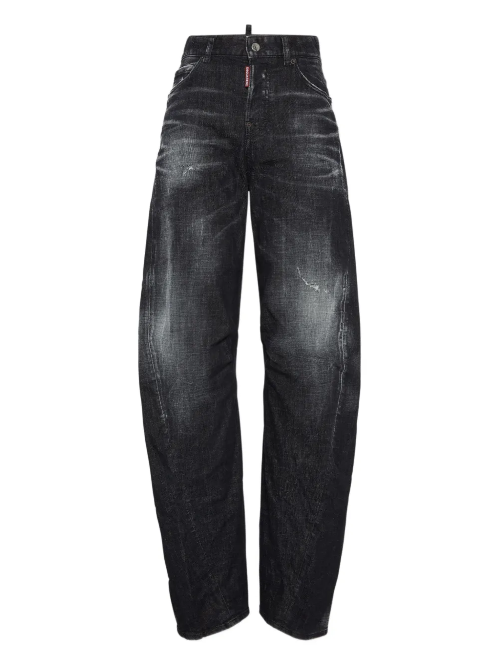 DSQUARED2 Jeans met toelopende pijpen Zwart