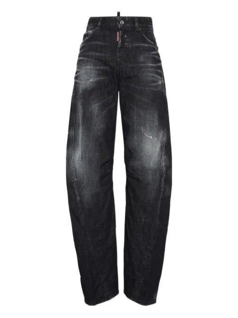 DSQUARED2 Calça jeans cenoura com lavagem
