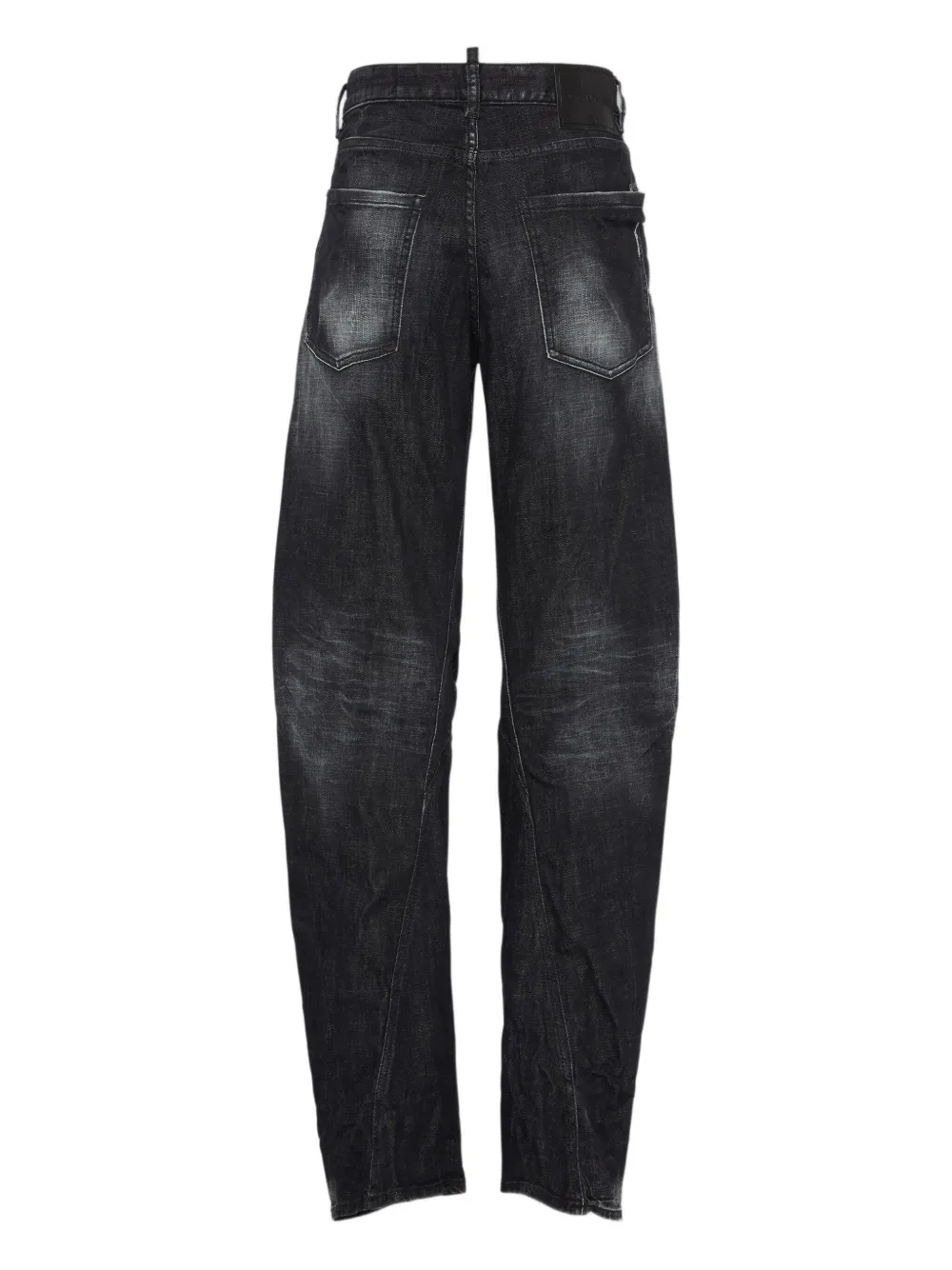 DSQUARED2 Jeans met toelopende pijpen Zwart