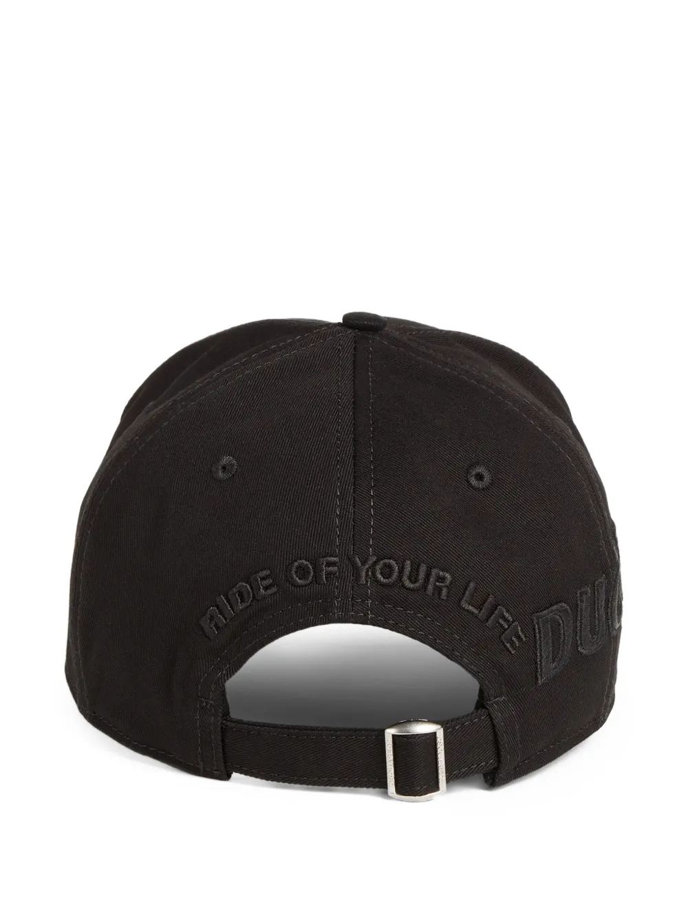 DSQUARED2 x Ducati honkbalpet met geborduurd logo - Zwart