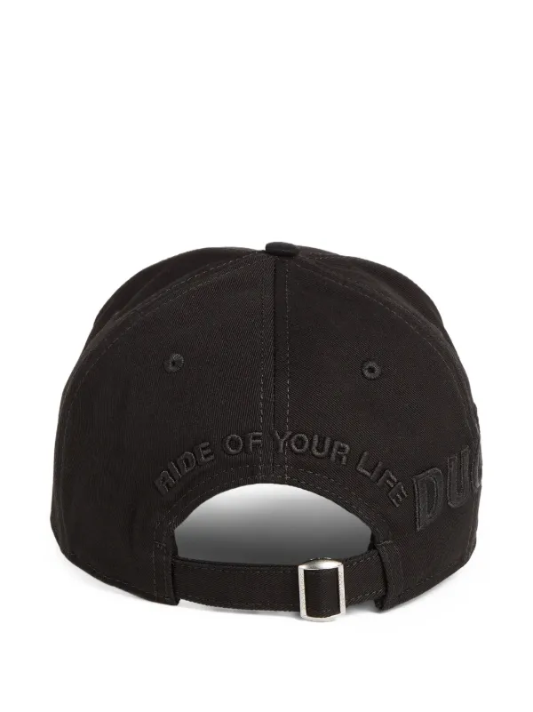 DSQUARED2 x Ducati logo-embroidered Baseball Cap | Black  display picture 2