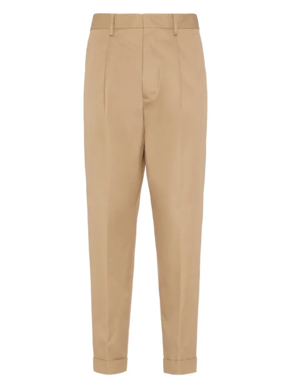 【関税込 日本発送】DSQUARED2 センタープレスパンツ DSQUARED2 センタープレス パンツ | ニュートラル | FARFETCH JP