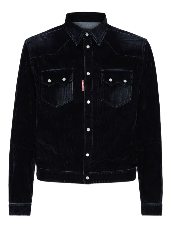 DSQUARED2 Flocked デニムジャケット | ブルー | FARFETCH JP