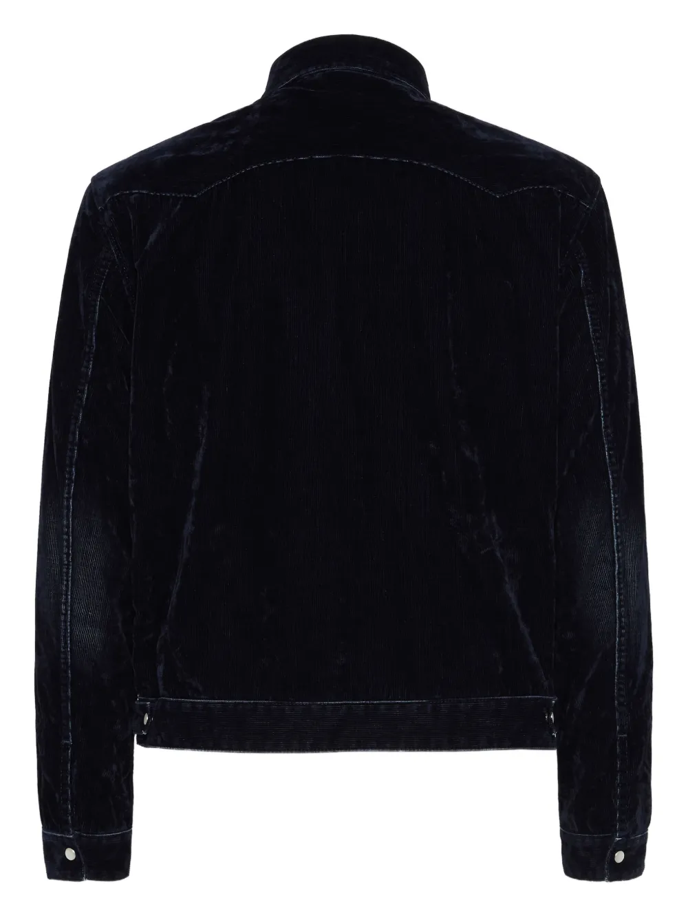 DSQUARED2 Flocked denim jack Blauw