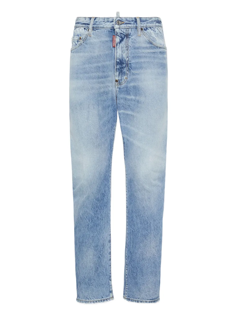 DSQUARED2 Calça jeans com patch de logo | Azul | Image 1