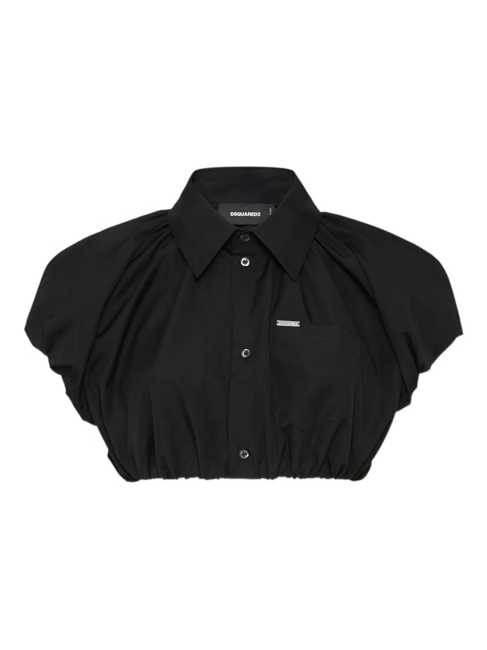 DSQUARED2 cropped shirt | Black | Image 1