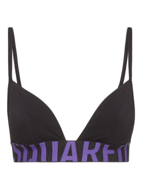 DSQUARED2 logo-band bralette