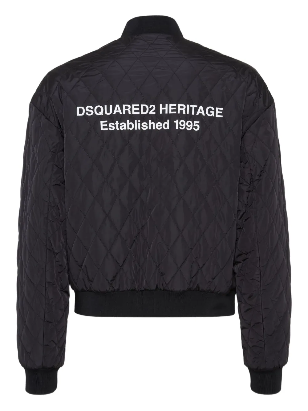 DSQUARED2 Gewatteerd bomberjack Zwart