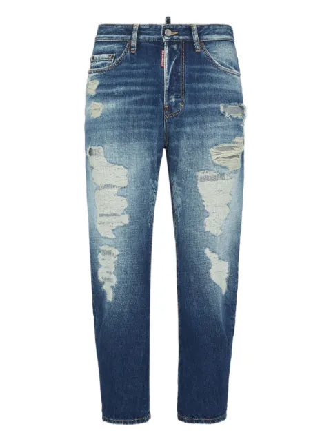 DSQUARED2 distressed tapered jeans