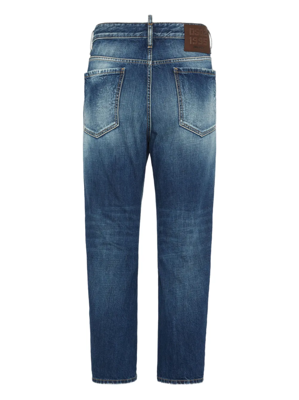 DSQUARED2 Gerafelde jeans met toelopende pijpen Blauw