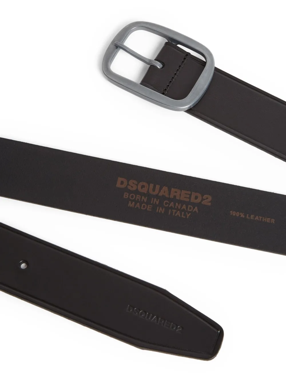 DSQUARED2 Vintage riem - Zwart