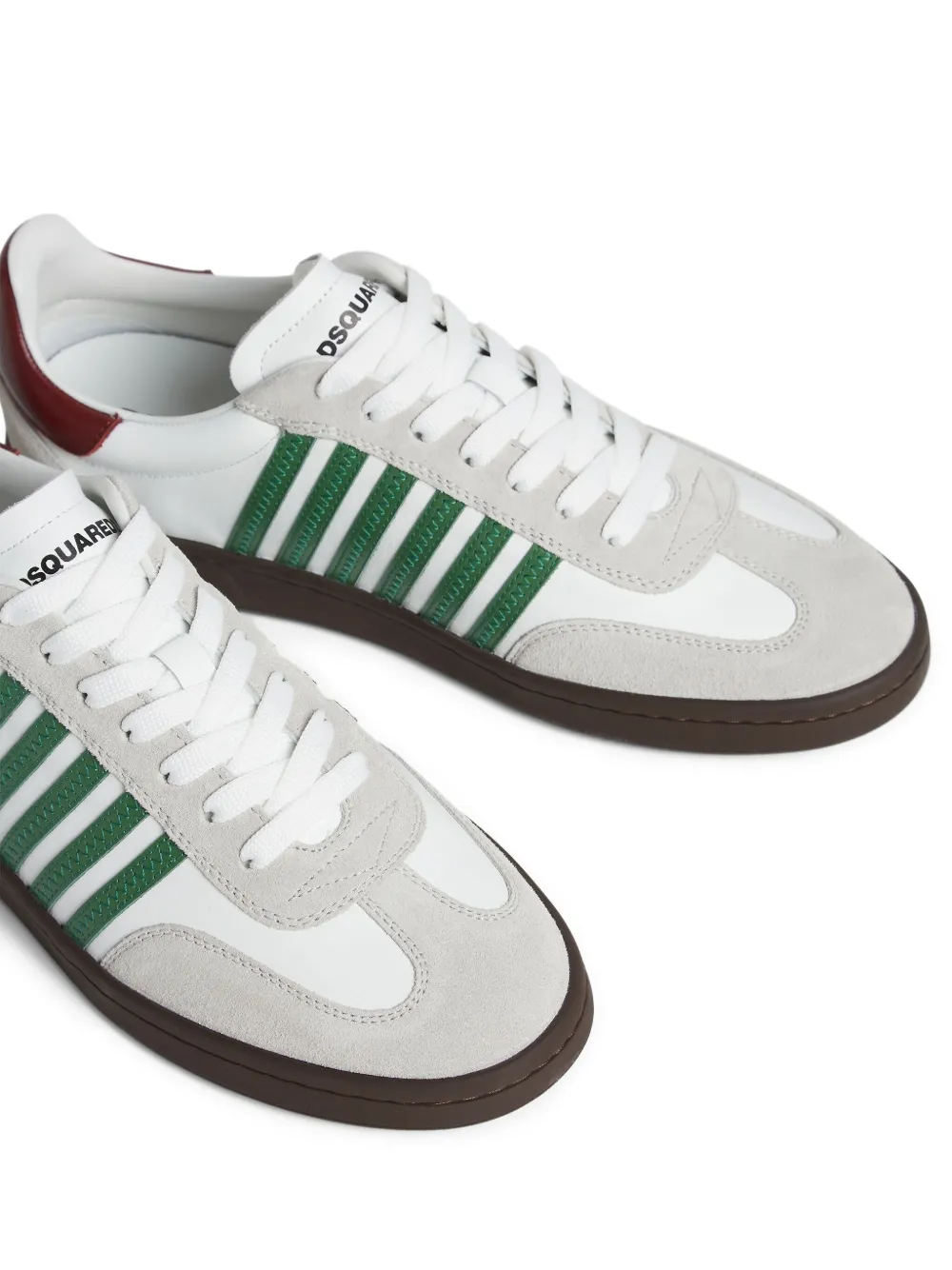 DSQUARED2 Boxer suede sneakers White
