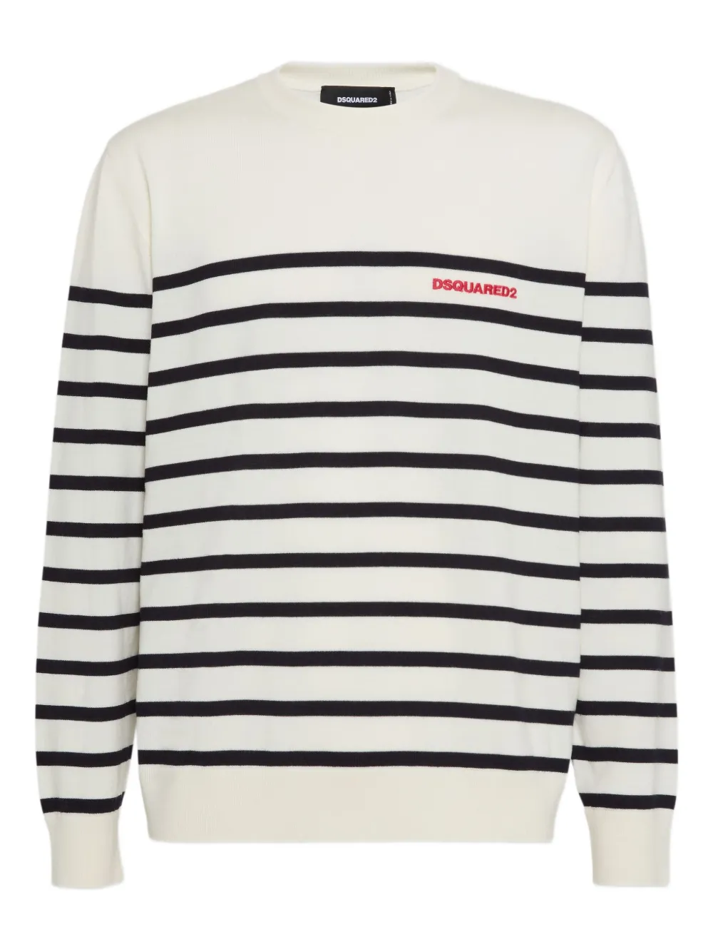 DSQUARED2 striped jumper | White | Image 1