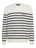 DSQUARED2 striped jumper - White