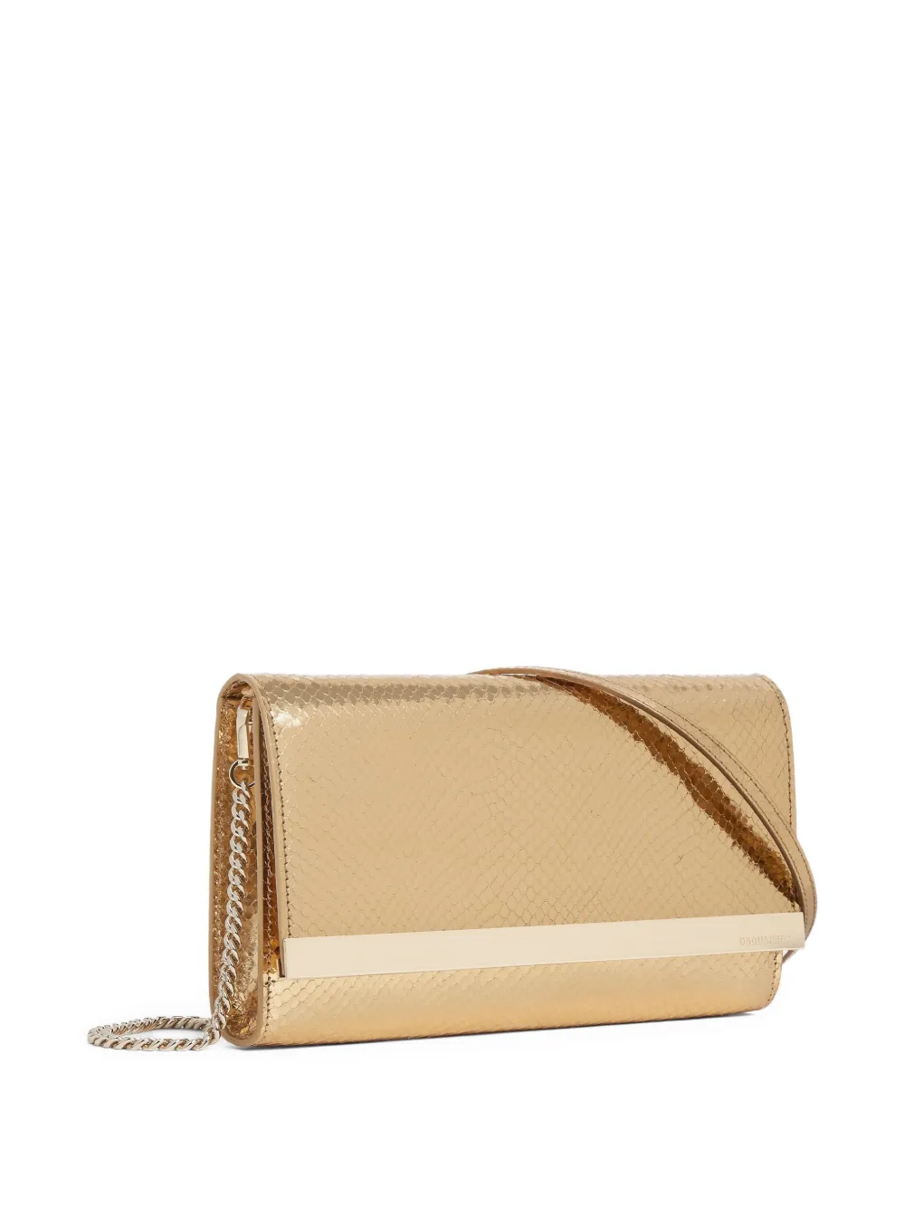 DSQUARED2 Metallic portemonnee met textuur Goud