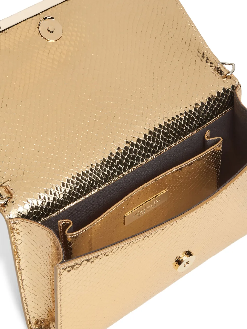 DSQUARED2 Metallic portemonnee met textuur Goud