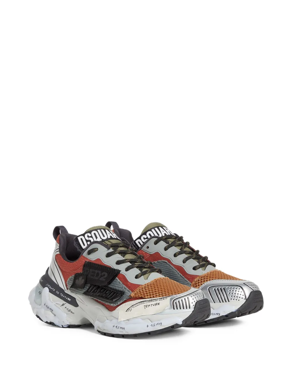 DSQUARED2 lace-up sneakers