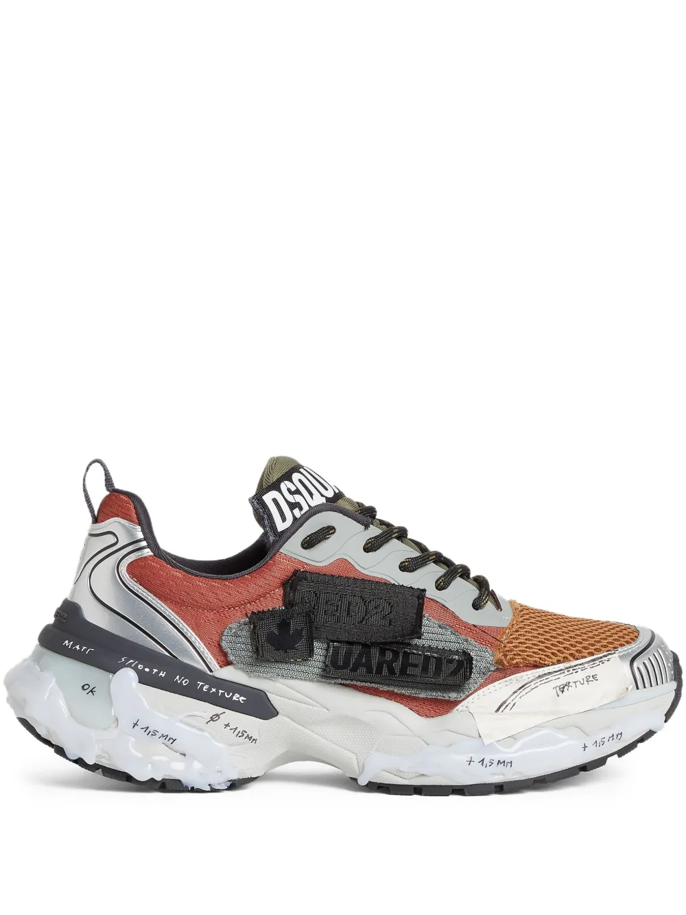 DSQUARED2 lace-up sneakers