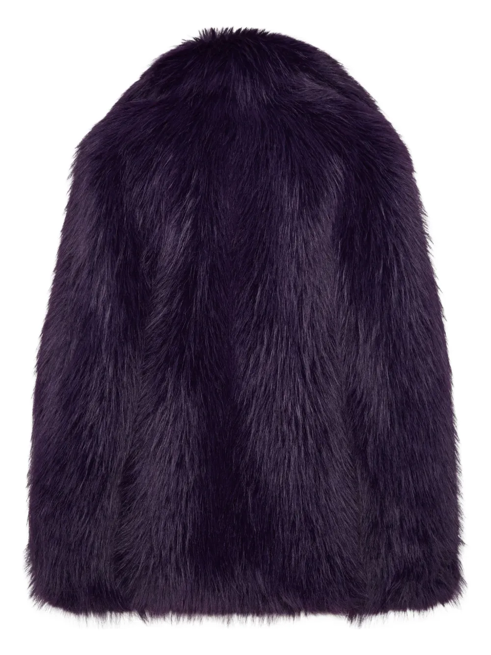 Dsquared2 Long-sleeved Fur In Purple