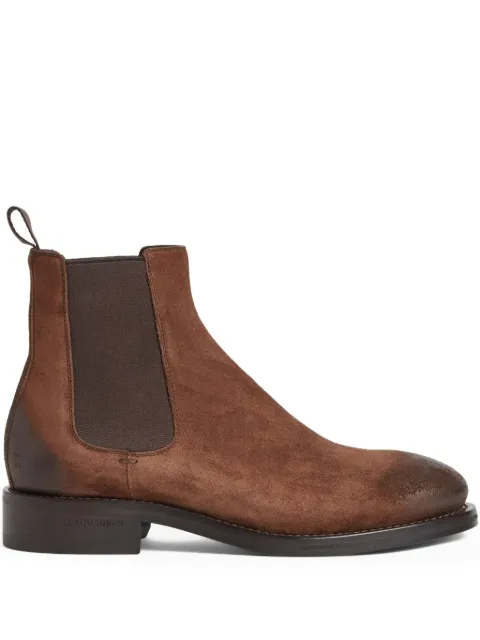 DSQUARED2 botas Chelsea de gamuza