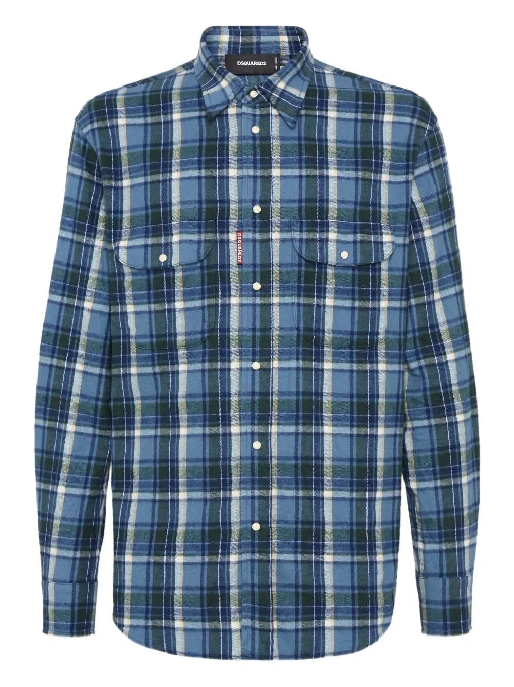 DSQUARED2 Canadian Vintage overhemd Blauw