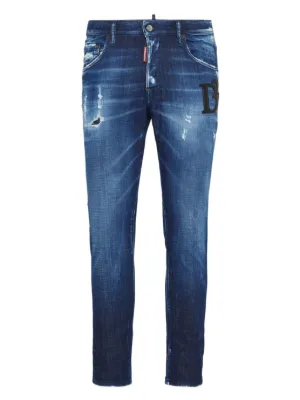 DSQUARED2 Twin Pack Layered Loose Jeans | Blue | FARFETCH