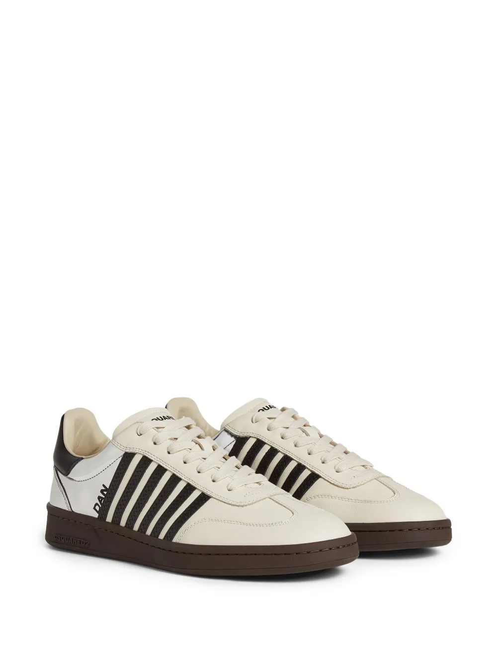 DSQUARED2 baskets en cuir | tons neutres | Image 1