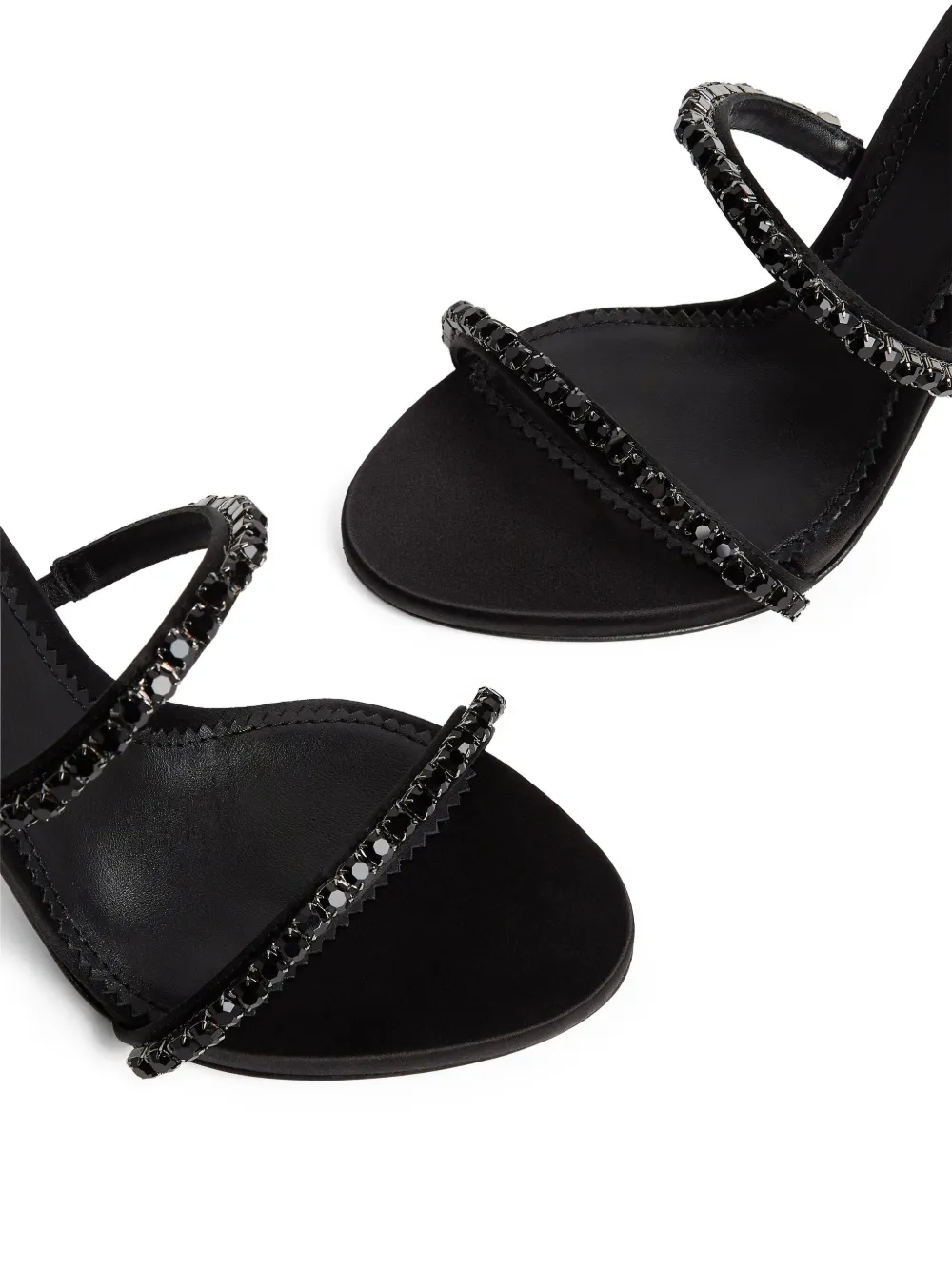 DSQUARED2 Straps Strass sandalen Zwart
