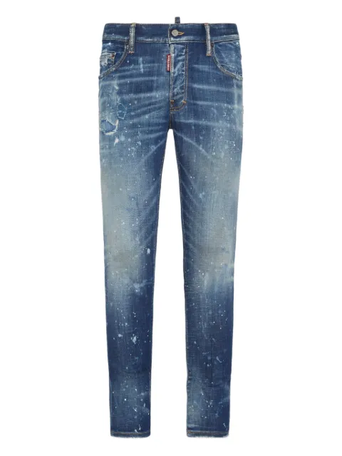 DSQUARED2 디스트레스드 슬림 핏 진