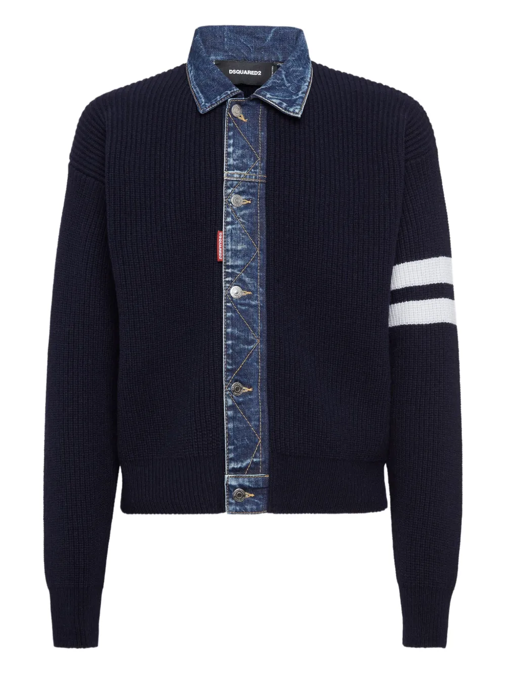 DSQUARED2 panelled jumper | Blue | Image 1