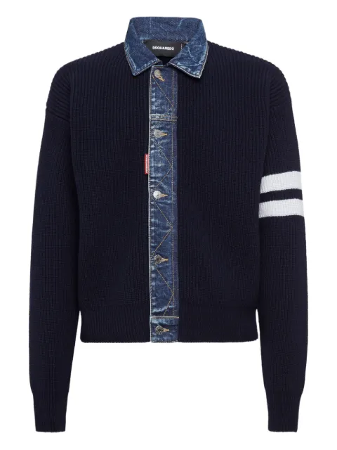 DSQUARED2 pull à empiècements contrastants