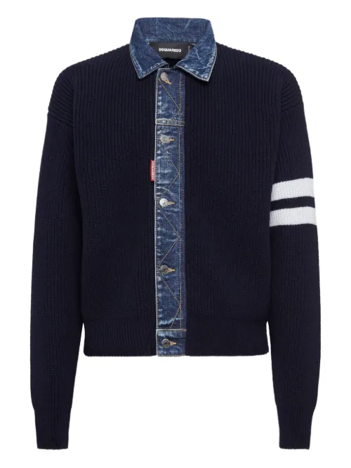 Pull à empiècements contrastants - DSQUARED2 - Modalova