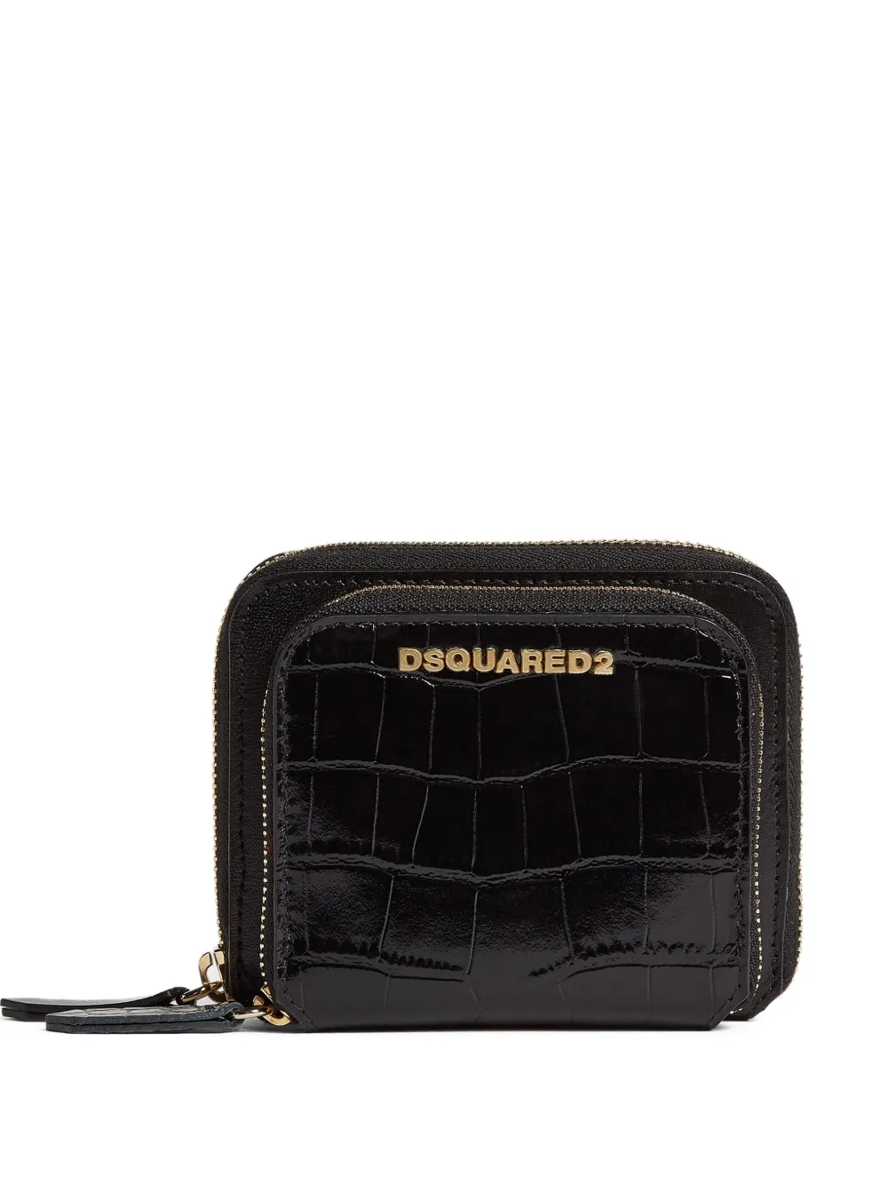 Dsquared2 Leather Wallet In Black
