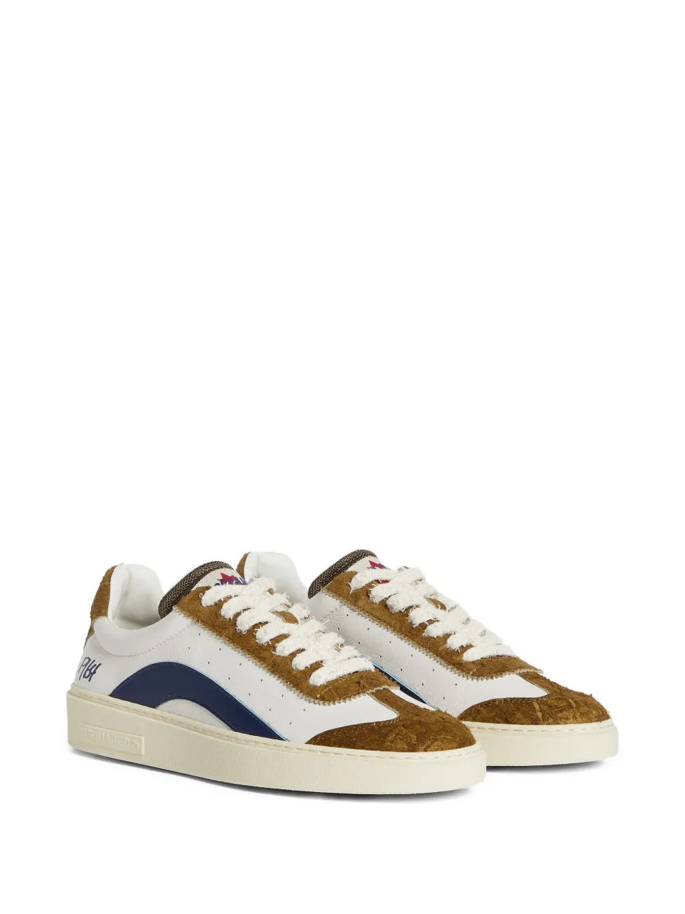 DSQUARED2 Leren sneakers Wit