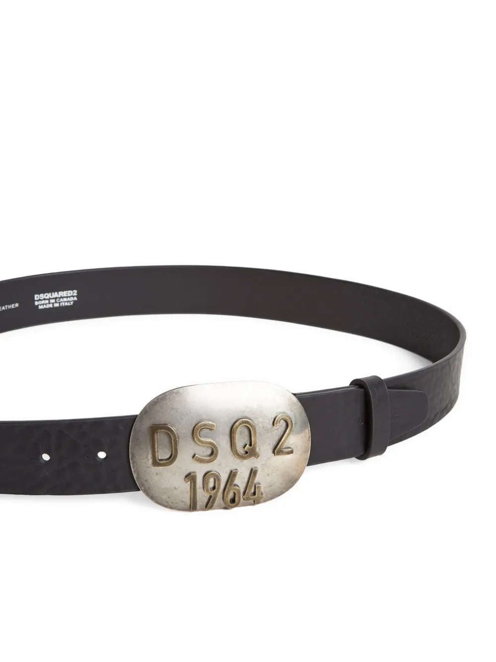 DSQUARED2 Vintage leren riem Bruin