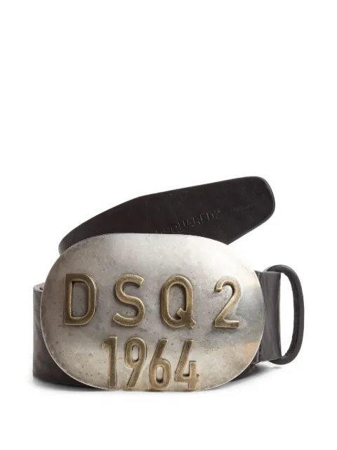 DSQUARED2 cinturón Vintage de piel
