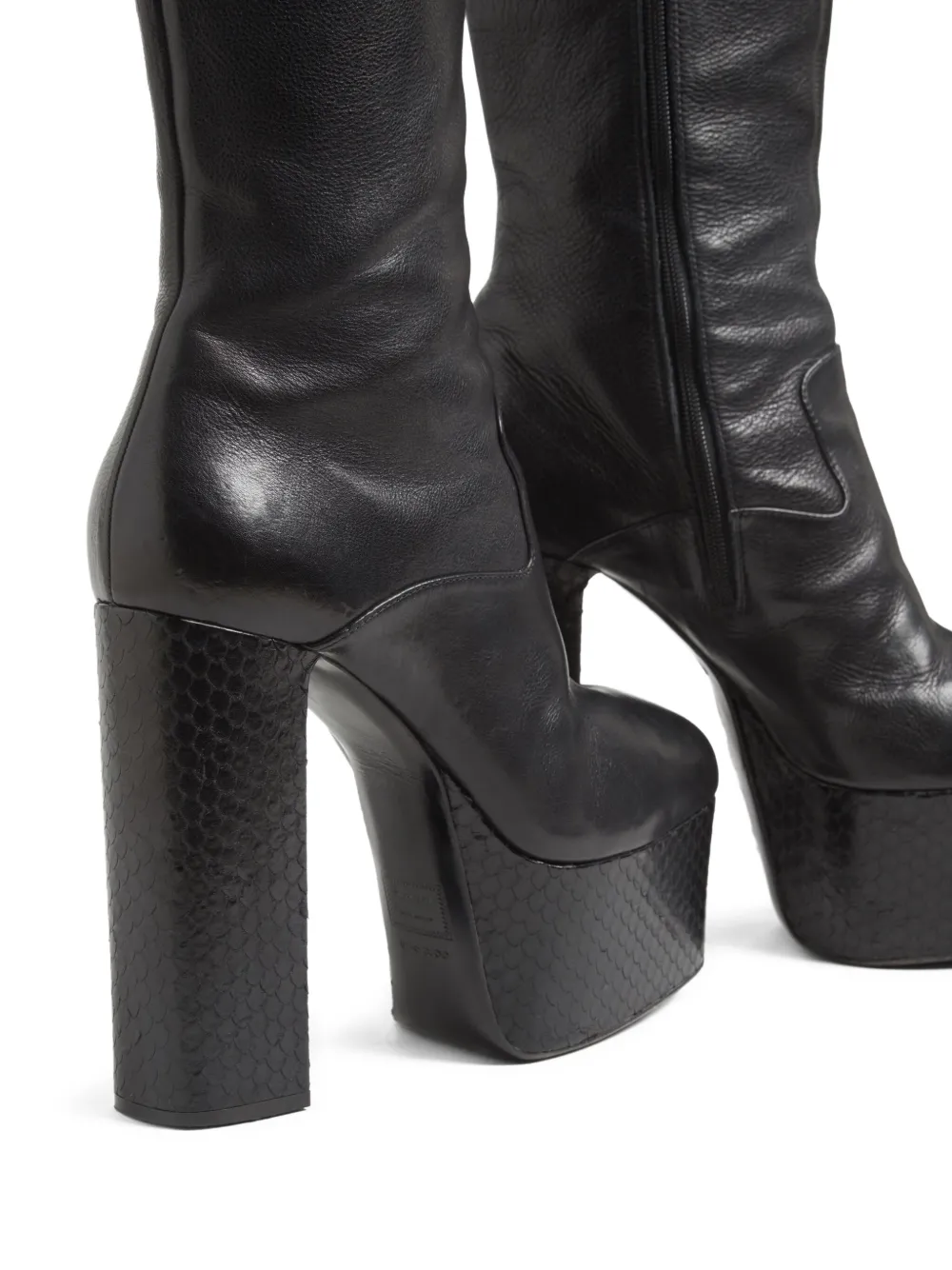 Dsquared2 Platform Ankle Boots In Black