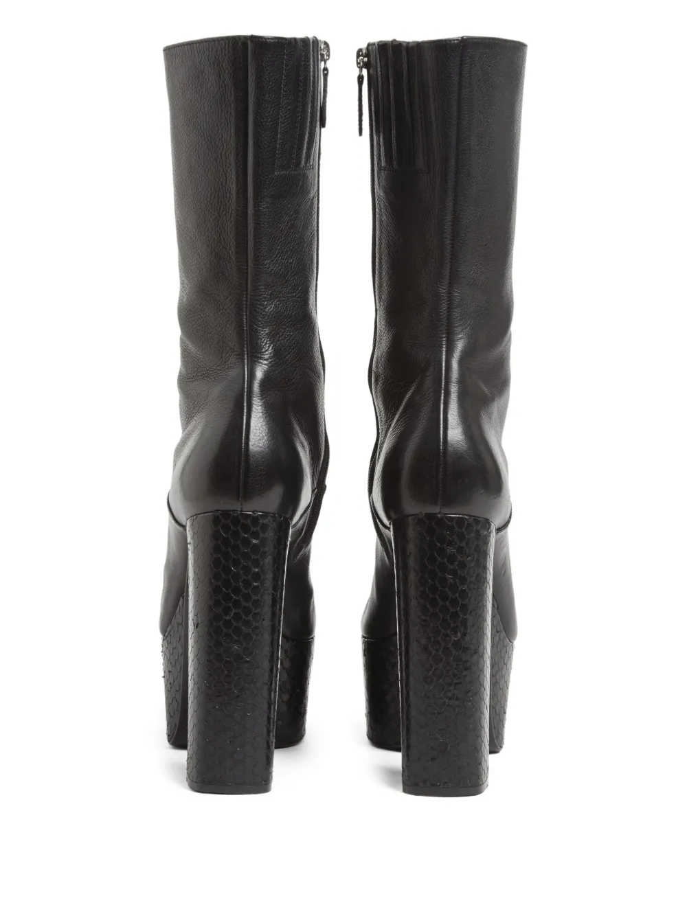 Dsquared2 Platform Ankle Boots In Black