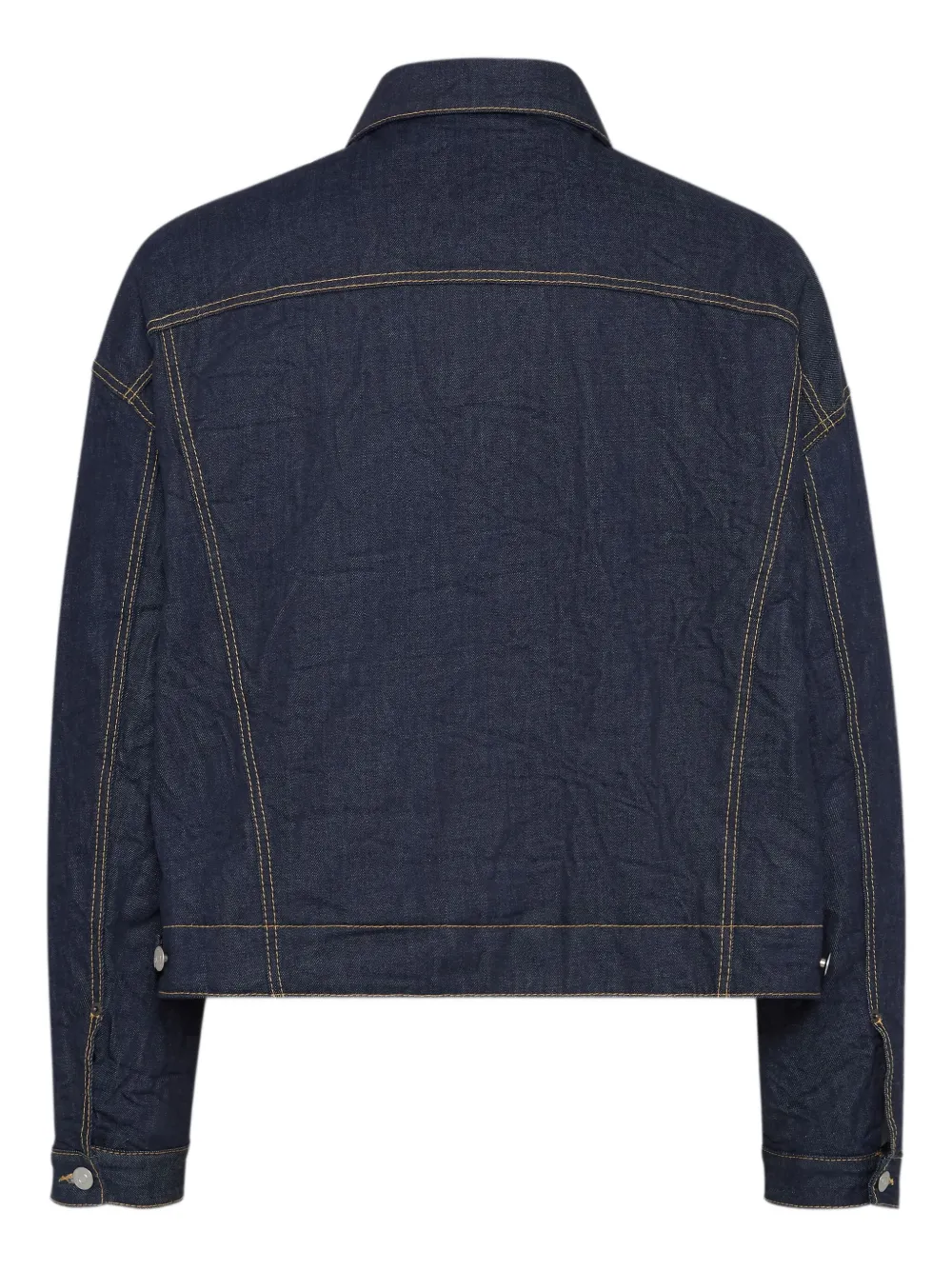 DSQUARED2 Denim jack met geborduurd logo Blauw